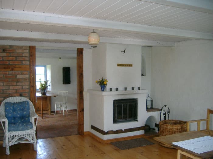 Vardagsrummet i stenhuset